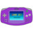 的Game Boy Advance紫色 Gameboy Advance purple